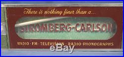 Vtg Antique Stromberg-Carlson Neon Advertising Sign Radio Television Phonographs