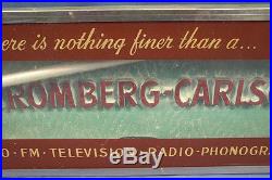 Vtg Antique Stromberg-Carlson Neon Advertising Sign Radio Television Phonographs