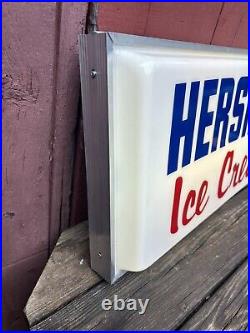 Vtg HERSHEY'S Ice Cream Premium Light Up Advertising Sign Orig 1985 Rare NOS 29