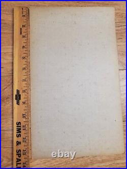 Vtg Original 1930's Cardstock Gas Price Wadhams Gasoline Milwaukee County 1936