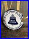 Vtg-Telephone-Sign-Antique-Phone-Bell-1940s-Advertising-Porcelain-Cincinnati-01-bmss