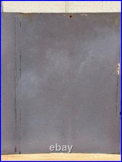 Vtg original Porcelain Humble oil no smoking lease sign 18 x 24 oil and gas