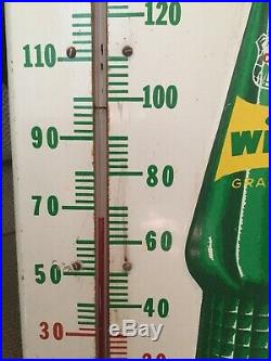 Wink Thermometer Canada Dry Soda Advertising Sign Bar Decor Vintage