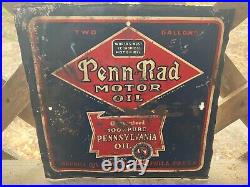 WoW Rare? &? Penn Rad Motor Original Vintage Metal