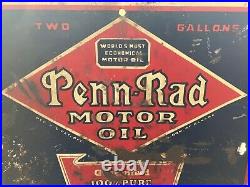 WoW Rare? &? Penn Rad Motor Original Vintage Metal